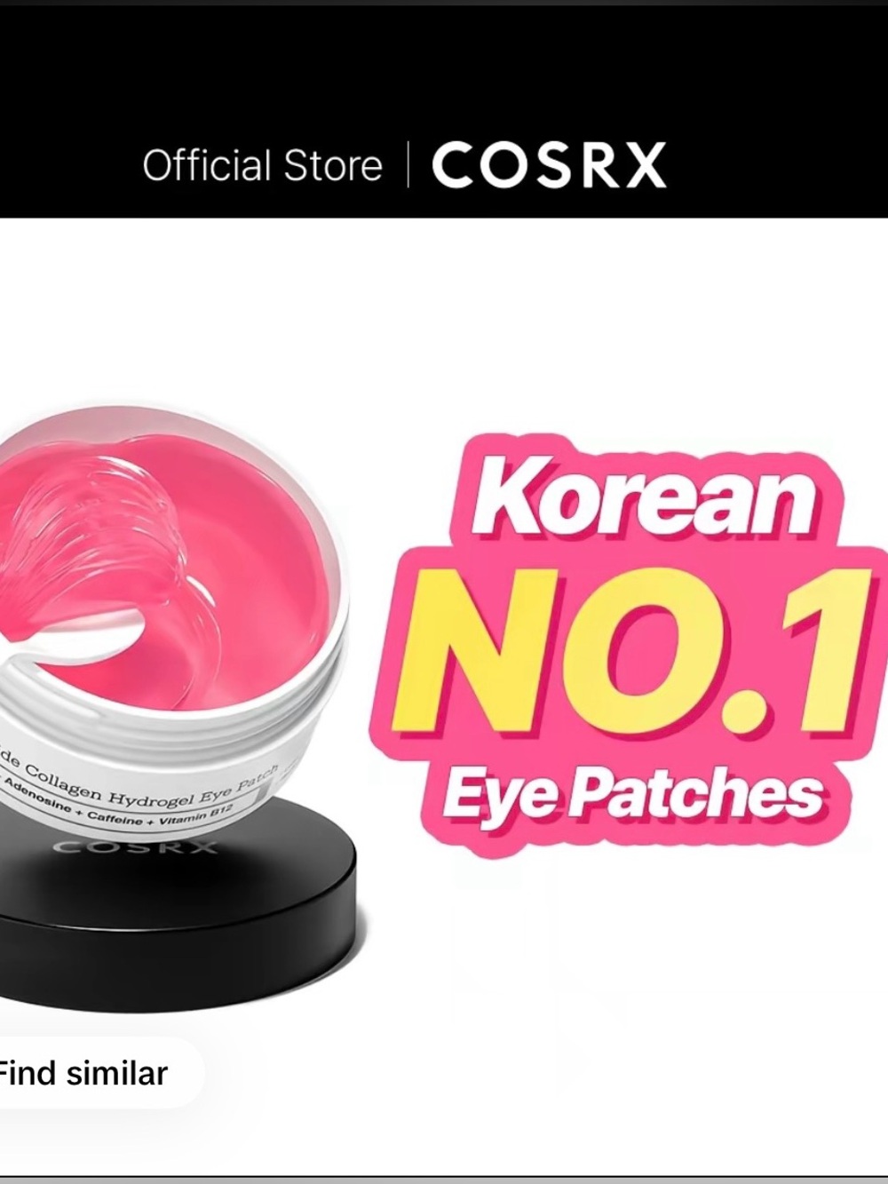 COSRX Pink Hydrogel Eye Patches